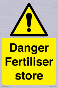 Danger Fertiliser store